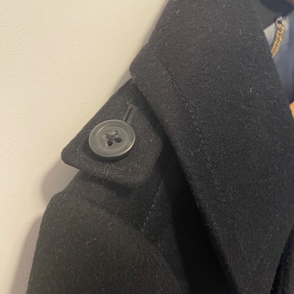 J. Crew Black Pea Coat - Picture 6 of 8